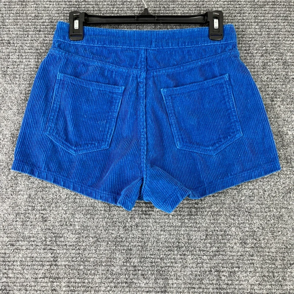 BDG Urban Outfitters Mom Shorts‎ Women S Ribbed High Rise Five Pocket Casual Fit